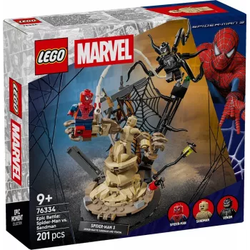 LEGO MARVEL 76334 Battaglia epica: Spider-Man contro Sandman