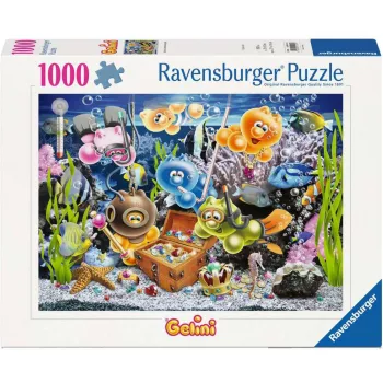 Ravensburger Puzzle 12001427 – 1000 pezzi, cartoni animati, consigliato dai 14 anni