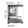 Case PC midi tower TACENS Mars Gaming MCPRISMA, nero, vetro temperato, supporta ATX/Micro-ATX/Mini-ITX, 2x vani 3,5