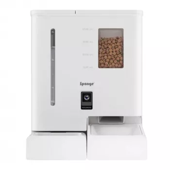 Distributore automatico di cibo Sponge SPONGE Pet Feeder Smart DUAL — distributore intelligente doppia ciotola per animali domestici