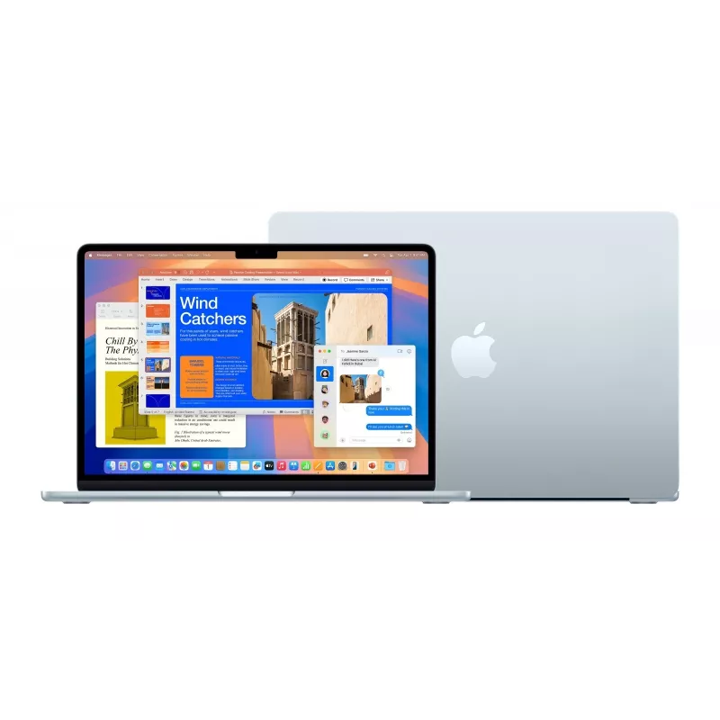 Apple MacBook Air 13 pollici: chip M4 con CPU 10-core e GPU 8-core, 16 GB, 256 GB SSD – Azzurro cielo
