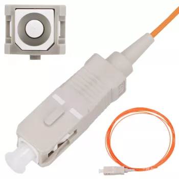 Pigtail SC/UPC Cavo Multimode Extralink OM2 50 µm 900 µm 2 m FTTH arancione