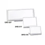 Segnaposto non specificato SRD-527/EOL 200 x 80 mm – cartello da tavolo, bianco