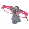 WEDO elefante portaocchiali, poliresina, grigio, 5,0 x 6,1 x 9,3 cm