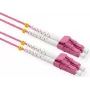 VALUE - Cavo patch - LC Multimode (M) a LC Multimode (M) - 5 m - Fibra ottica - 50/125 micrometri - OM3 - senza alogeni - viola (21.99.8834)