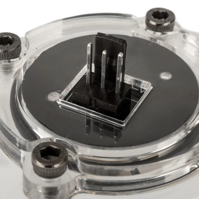 Flussimetro Barrow SLFV1-RGB ARGB acrilico inline per circuiti di raffreddamento a liquido personalizzati
