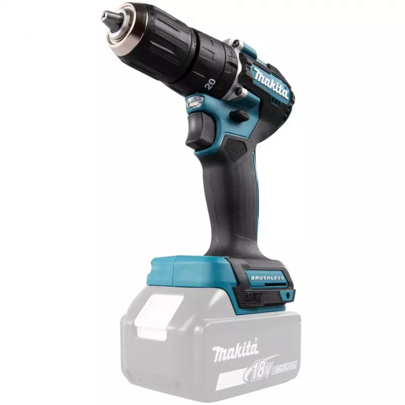 Makita DHP487Z trapano 1700 giri/min senza chiave 1,4 kg nero, blu
