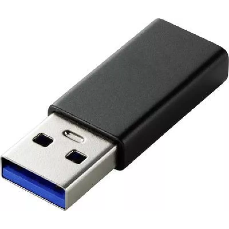 Renkforce RF-4472306 adattatore di interfaccia/genere per cavi USB Type-A a USB Type-C nero (RF-4472306)