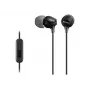 Sony MDR-EX15AP, con filo, 8 - 22000 Hz, chiamate/musica, 3 g, headset, nero