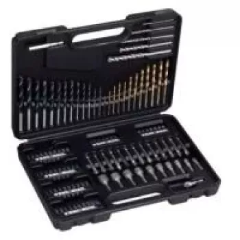 Black & Decker A7200-XJ Titanium - set di punte per avvitare e forare - 109 pezzi