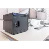 Digitus armadietto di ricarica desktop mobile per 10 notebook/tablet fino a 13 pollici, UV-C, USB-C, Nero