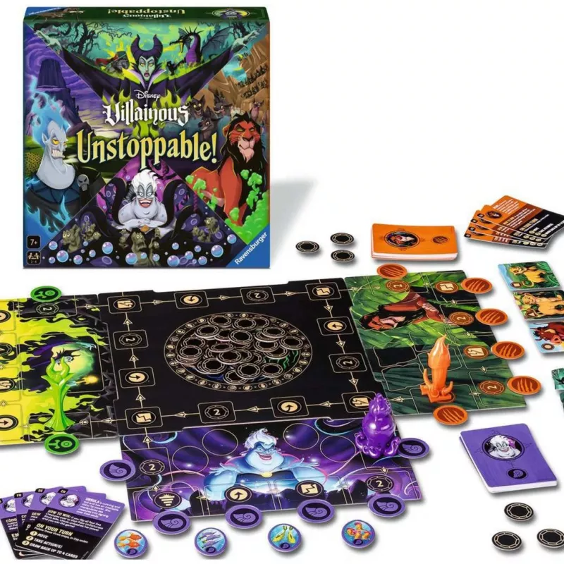 Gioco da tavolo Ravensburger Disney Villainous Unstoppable! strategia per bambini dai 7 anni