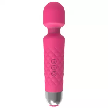 Massaggiatore clitorideo Erolab Wand-M MFN01r rosa — compatto massaggiatore a bacchetta in stile bacchetta magica