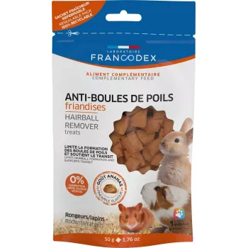 FRANCODEX snack anti-hooking - snack per conigli - 50 g