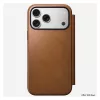 Custodia folio per cellulare Nomad Modern Leather Folio per iPhone 17 Pro Max – Tan, per schermi fino a 17,5 cm (6,9 pollici), 4 scomparti per carte