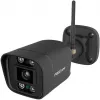 Foscam V8P telecamera WiFi bullet per esterni, 8 MP 4K (3840x2160), WiFi dual-band, faro, sirena, visione notturna, nera