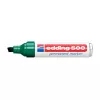 Pennarello permanente Edding 500 punta a scalpello verde
