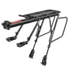 Rockbros 33210004001 Portapacchi per bici nero con ripiano