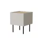 Comodino Cama, 2 pz., FELLINI, 40x41x60, cashmere + piano in rovere oliato