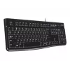 K120 Tastiera con filo, con filo, USB, QWERTZ, nero