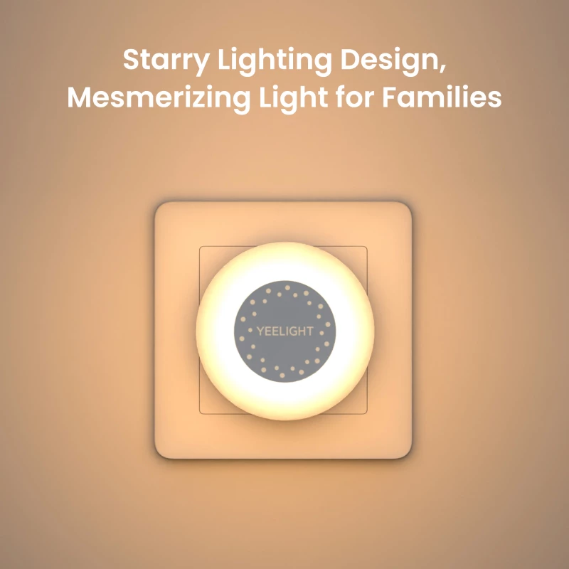 Luce notturna a spina Yeelight YLYYD-0021 con sensore di luce, lampada notturna LED compatta da presa