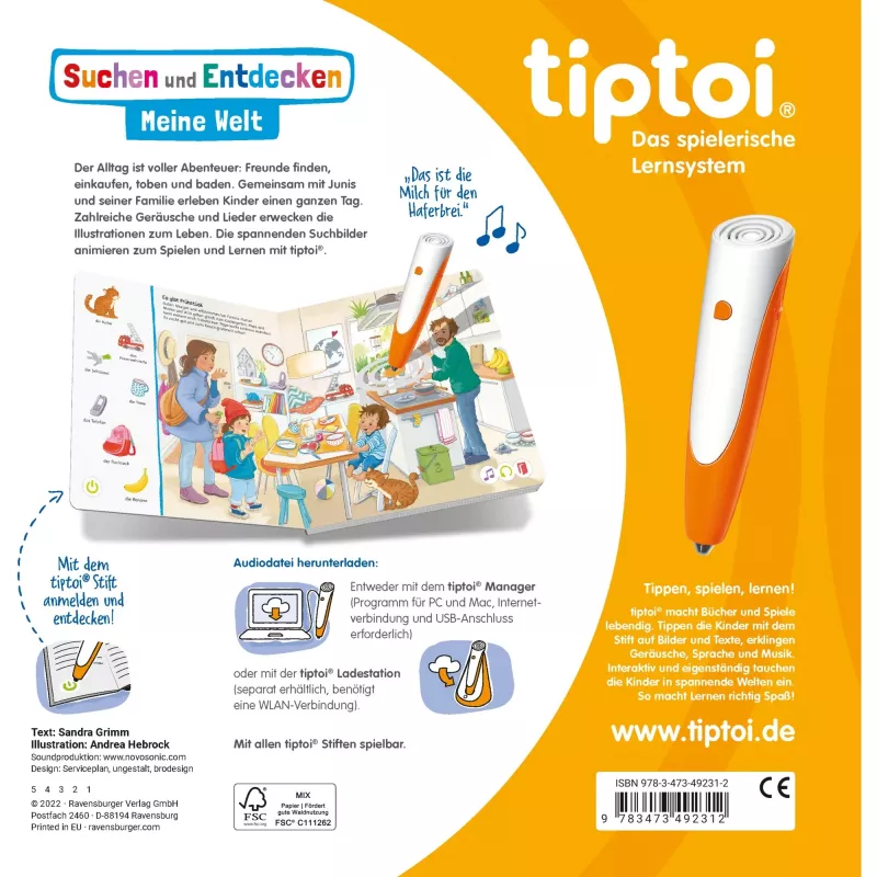 tiptoi Cerca e scopri: Il mio mondo, libro didattico