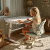 Ergo Office Scrivania ergonomica per bambini regolabile in altezza, grigia, max 100 kg, ER-417 2cz