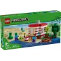 LEGO Minecraft set 21275 casa nella giungla TNT giocattolo da costruzione, 287 pezzi, 2 minifigure, da 8 anni