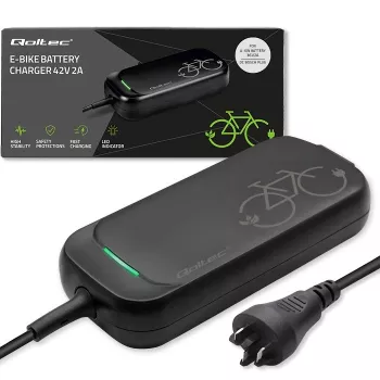 Caricabatterie QOLTEC per e-bike Bosch 50762 36V/42V 2A