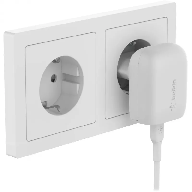 Caricabatterie da interno Belkin WCA006vf1MWH-B5 caricabatterie rapido USB Type-C 1m bianco