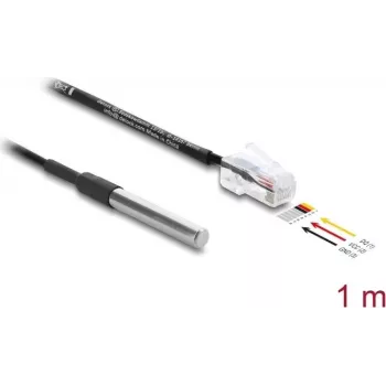 Cavo sensore/attuatore DELOCK 91384 — 1 m, connettore maschio RJ-45, nero