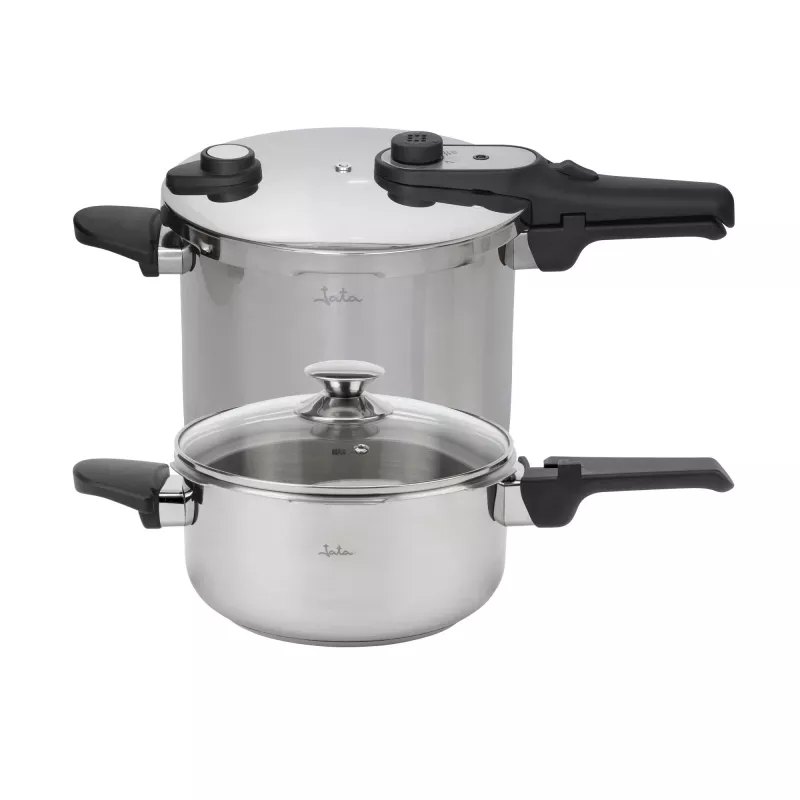 Set pentole Jata HOLL2547 — set di pentole e padelle in acciaio inox (modello HOLL2547)