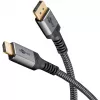 Goobay 65269 Adattatore cavo video 2 m DisplayPort HDMI grigio (65269)