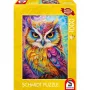 Puzzle 1000 pezzi Schmidt Spiele 59782 — Owl in Parrot Dress, puzzle, 1.000 pezzi