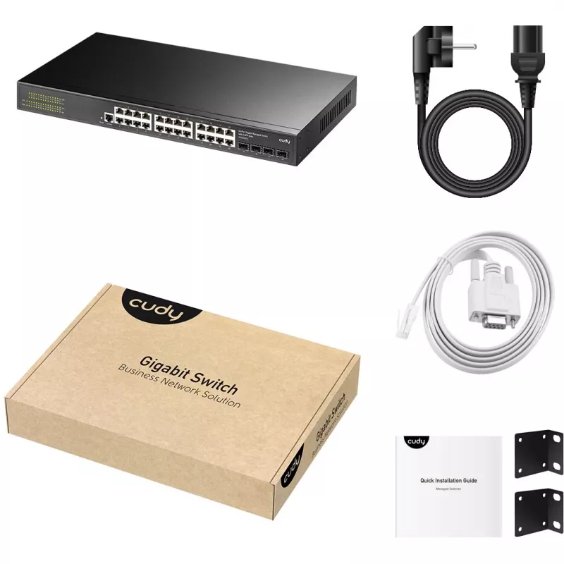 Switch managed Cudy GS2024S2 L2/L3 Gigabit Ethernet 24 porte 1U