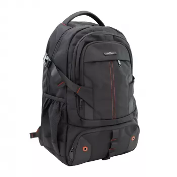 Zaino White Shark VOYAGER GBP-012 — nero, design resistente e idrorepellente