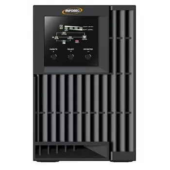 Infosec E4 Value 1000 gruppo di continuità (UPS) doppia conversione (Online) 1 kVA 3 uscite AC
