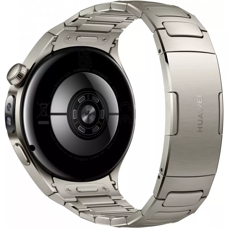 Smartwatch HUAWEI WATCH 5, 1,5 inch AMOLED, 466×466, 46 mm cassa in titanio, Wi‑Fi, GPS, argento