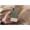 Custodia per smartphone man and wood per iPhone X/XS — nero, retro rigido protettivo