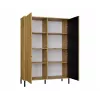 KAMARO 2DD stretto/GŁ rovere ARTISAN VETRINA