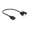 Cavo USB DeLOCK 0,25 m 2xUSB2.0-A