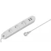 Ciabatta intelligente Denver SHP-300U 3 prese AC tipo E 4 bianco