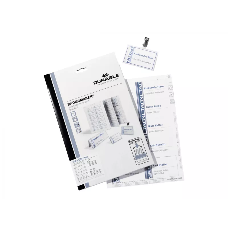 Durable 1455-02 bianco