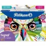 Pennarello Pelikan 825078 16 pezzi punta a scalpello multicolore