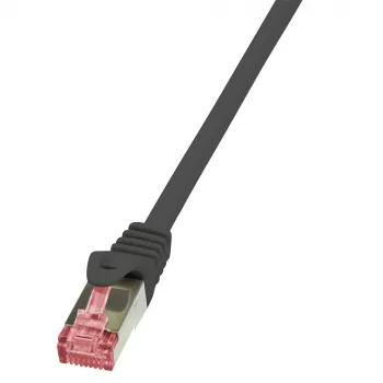 LOGILINK CQ2013S LOGILINK cavo patch Cat.6 S/FTP PIMF PrimeLine 0,25m, nero