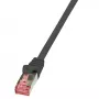 LOGILINK CQ2013S LOGILINK cavo patch Cat.6 S/FTP PIMF PrimeLine 0,25m, nero