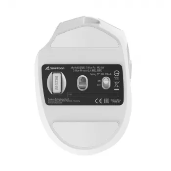 Sharkoon OfficePal M25W mouse da ufficio wireless, per destrorsi, 4000 DPI