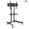 Maclean MC-739 carrello professionale per TV su ruote, 32-65 pollici (165,1 cm), max 40 kg, VESA fino a 400x600, nero