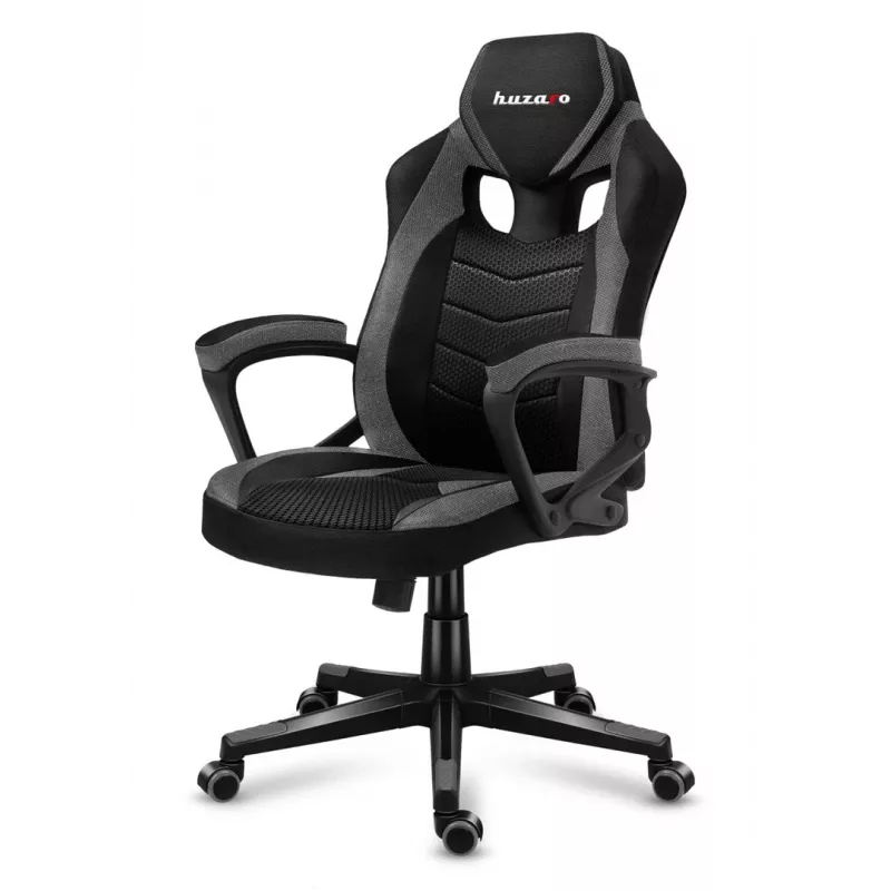 Sedia da gaming Huzaro FORCE 2.5 grigio MESH, seduta in rete, nero, grigio