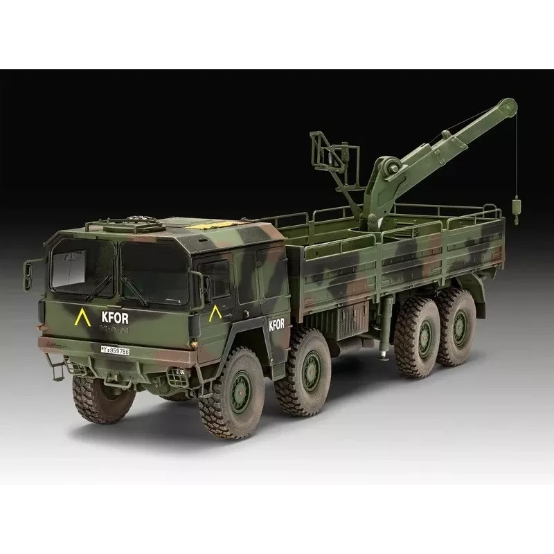 Kit di montaggio modello in plastica REVELL Man 10T Milgl 8x8 autocarro scala 1/35